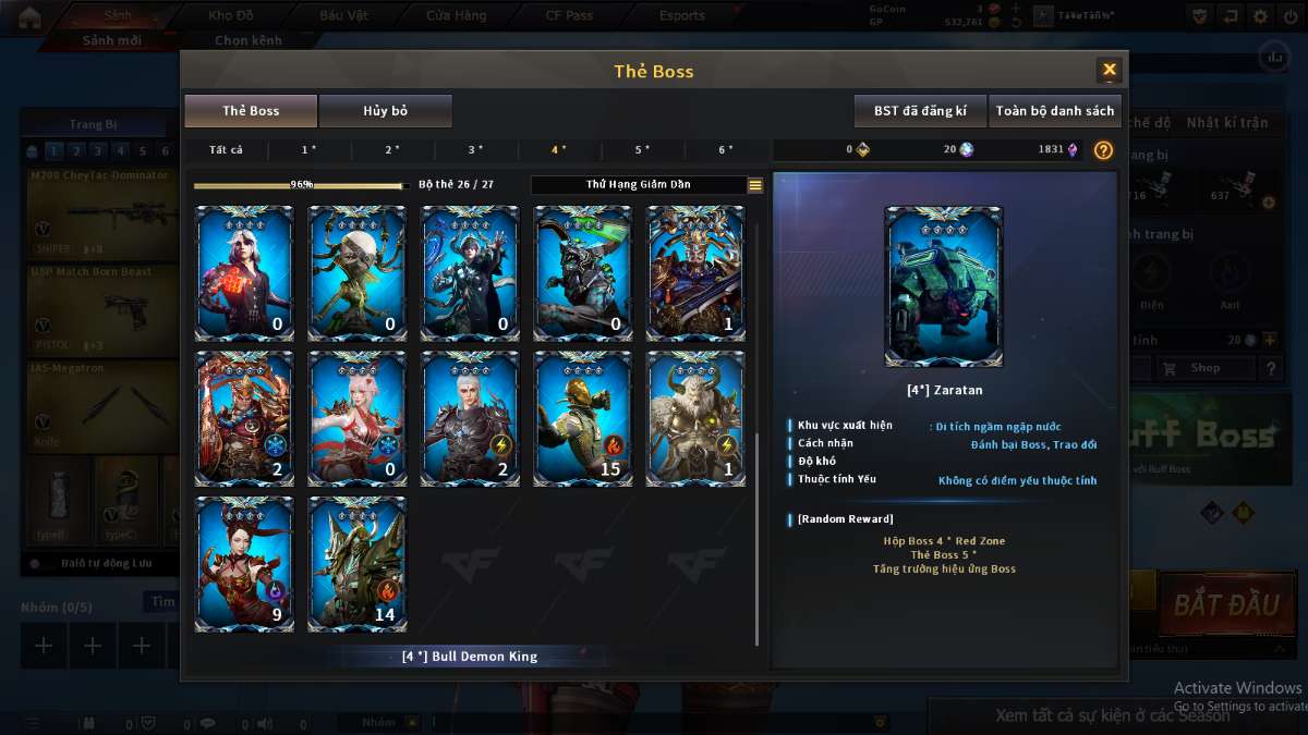 shop acc cf uy tin gia re